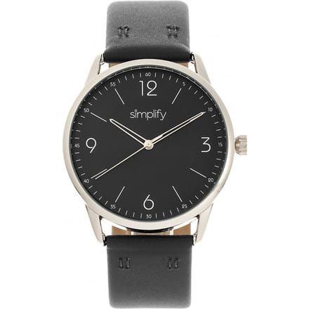 Vereenvoudig het 6300 horloge met leren band