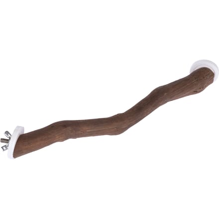 Maat S: L30xB2cm TIAKI hoekvogelzitstok van natuurlijk hout