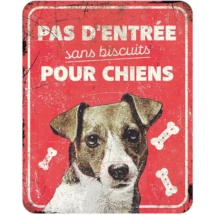 Jack Russel waarschuwingsbord van D&D Home