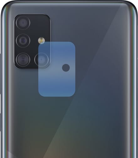 Camera Lens Protector Geschikt voor Samsung Galaxy A71 - Extra Sterk - Camera Screenprotector Beschermglas - Gehard Glas - Tempered Glass - Screen Protector