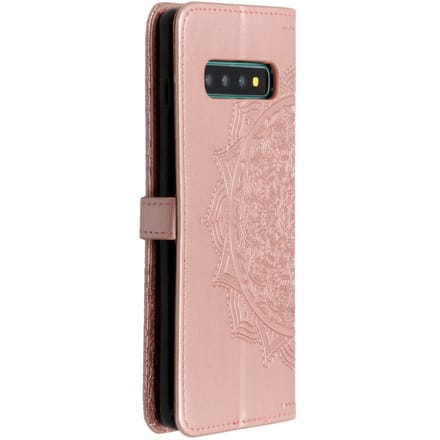 Mandala Bookcase voor de Samsung Galaxy S10 Plus - Roze