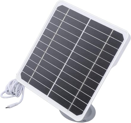 Zonnepaneel - Draagbare Energie - Camera Voeden - Hoge Efficiëntie - 20W - Zwart