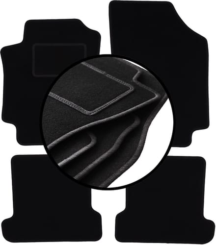Complete set veloursmatten voor: Peugeot 307CC cabrio (2003-2008)