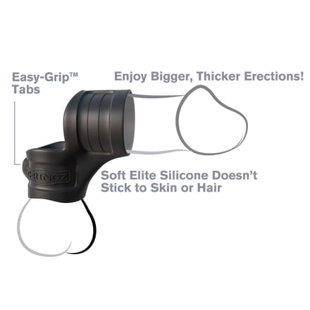 Pipedream - C-Ringz - Mr. Big Cock Ring And Ball Stretcher - Black