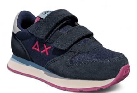 Sun 68 Meisjes Sneaker Girl's Ally Solid Baby 07 Navy Blue | Blauw | Maat: 28