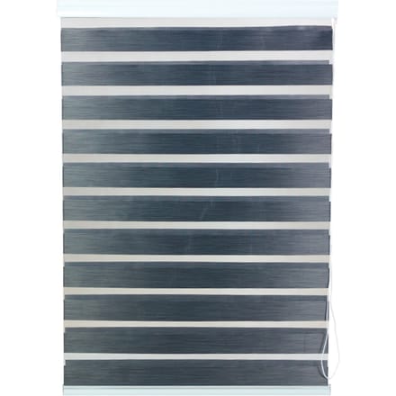 Baytex Duo Rolgordijn Astel 100 cm x 150 cm Donker Grijs