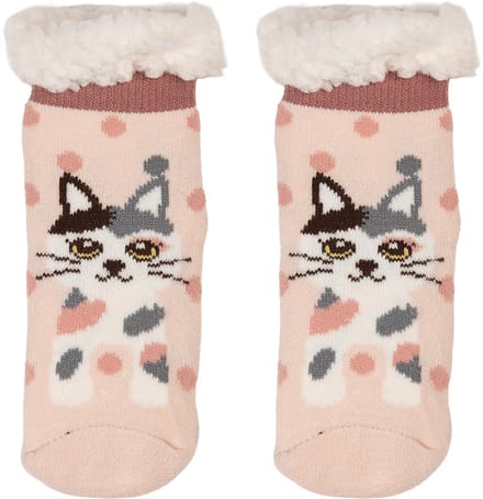 Clayre & Eef Wintersokken Kind 28-31 Roze Synthetisch