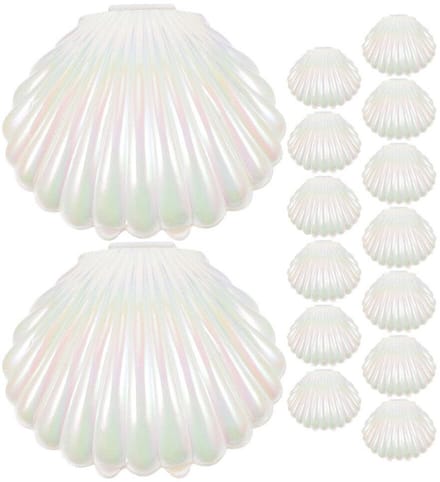 NTHProducts - Schelp Candy Boxes - Feestdecoratie - Wit - Geschenkdozen - Perfect voor Bruiloften en Verjaardagen