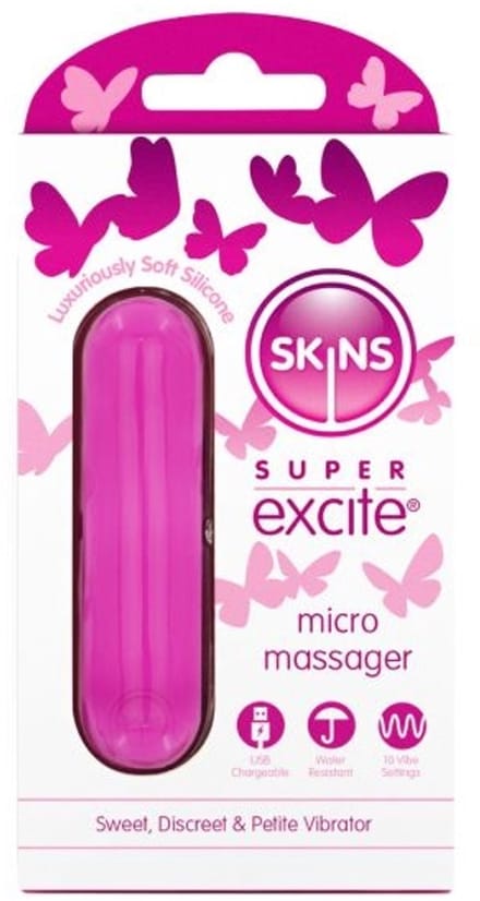 Skins - Super Excite - Oplaadbare Bullet Vibrator - Roze