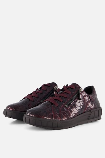 Feyn Sneakers bordeauxrood Lak - Maat 40