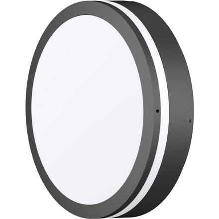 LED buiten wandlamp CMD 9084, antraciet, Ø 25 cm, IP65