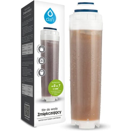 Dafi - Wateronthardingsfilter - Filterpatroon - Ionenwisselaarhars - Tegen Kalk - 10 Inch