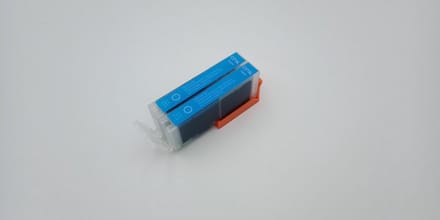 KATRIZ® huismerk inkt voor|Canon CLI-571C XL(transparent)|11ml | ( 2stuks) - Met chip