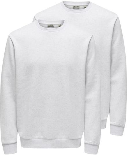 Only & Sons Heren sweatshirt 2 pack Ceres