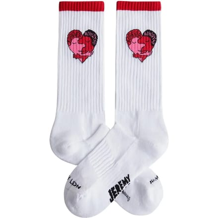 Jimmy Lion unisex sokken athletic forever always wit (Jeremy Ville)