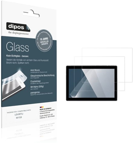 dipos – 2x Pantserfolie geschikt voor LEVIRTU M159 | 9H Screenprotector