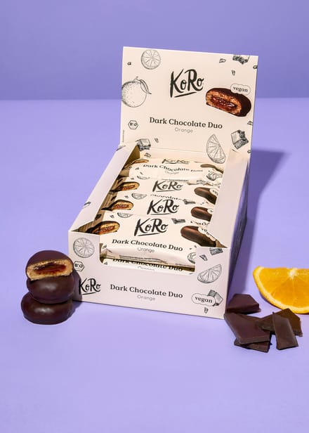 Bio dark chocolate duo orange 12 x 2 x 20 g