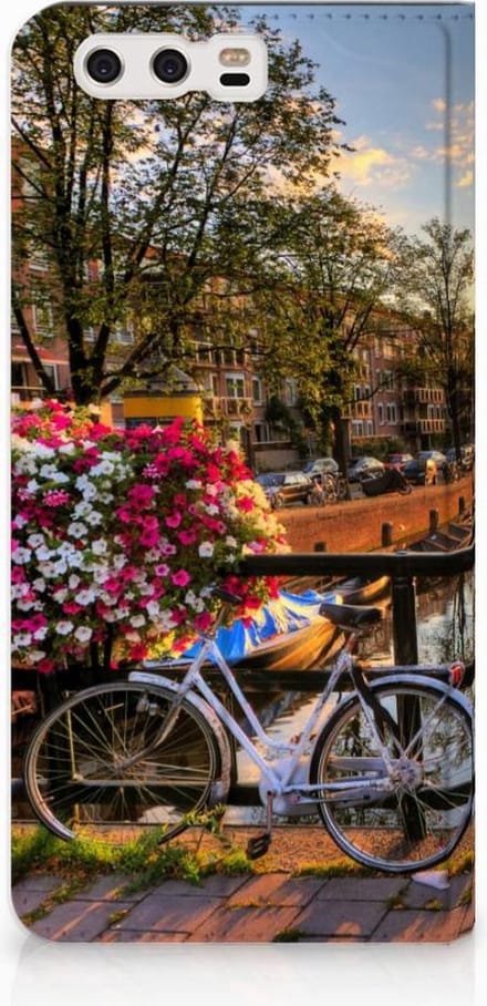 Huawei P10 Plus Book Cover Amsterdamse Grachten