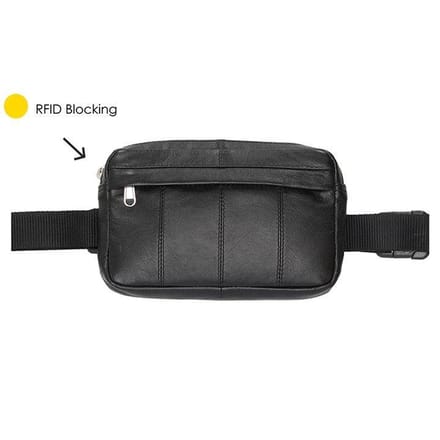 Double-D - RFID - Raphael Santi - heuptas - unisex - zwart