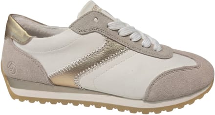 Remonte D3H03-80 Sneakers Suede en Textiel Wit Dames - Wit - 36
