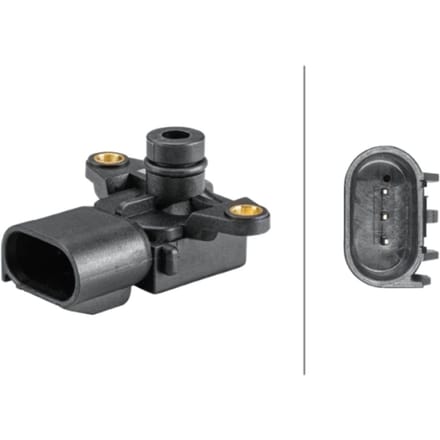 Sensor, inlaatspruitstukdruk HELLA 6PP 358 152-241