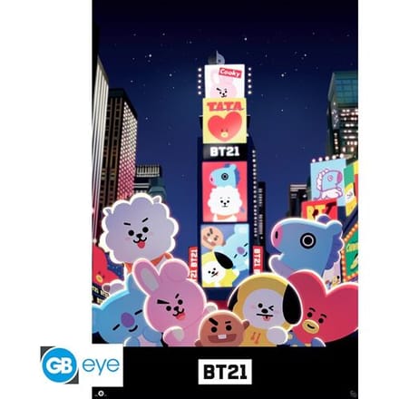 GBeye BT21 Maxi Poster-Times Square (Diversen) Nieuw