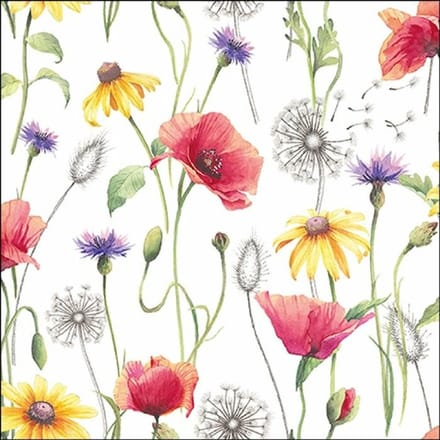 Ambiente Servetten Poppy Meadow 33x33cm