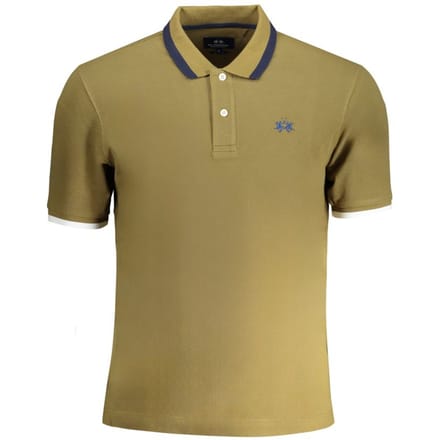 La Martina Verde Katoenen Heren Polo Shirt