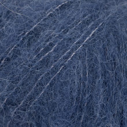 DROPS Brushed Alpaca Silk Uni Colour - 39 marineblauw - Wol Garen