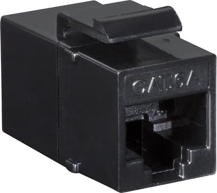 LogiLink Cat.6A Keystone Inline Coupler UTP only 14.7 mm Breedte slim Type