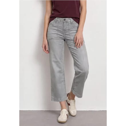 7/8 Mid Waist jeans culotte in Loose Fit