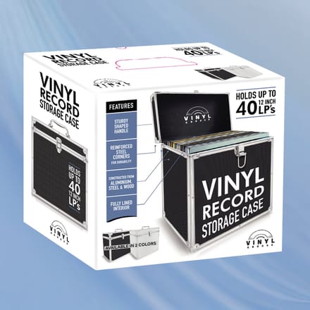 Vinyl Groove - Vinyl Record Storage Case Silver