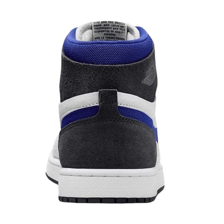 Nike Dames/Dames Air Jordan 1 Leren Trainers (Wit/zwart/blauw)