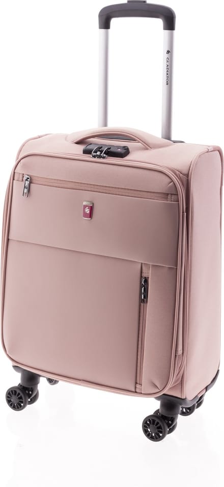 Gladiator Arctic Handbagage Koffer - 55 cm - 36 liter - TSA slot - Lichtroze