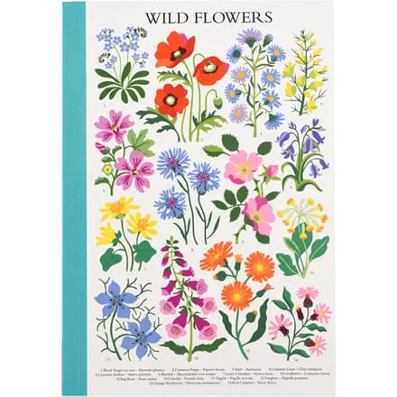 a5 notitieblok Rex London Wild Flowers