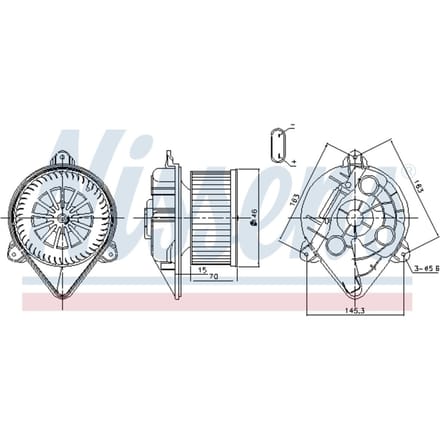 Interieurventilatie NISSENS 87265