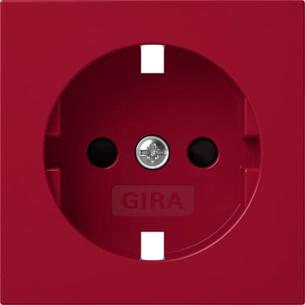 Gira Schuko stopcontact SH Systeem 55 Rood - 4984108