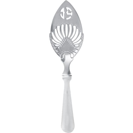 1x 304 Roestvrij Staal Cocktail Bar Glas Beker Drinkfilter Absintlepel (#4) 519 gray