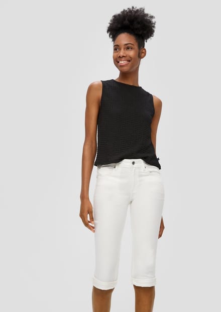 Q/S designed by - Broek - Maat 34 - Vrouwen - 0200 WHITE - voering