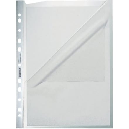 Leitz Premium Showtas A4 - 30% Gerecycled Plastic - PP - 0,13 mm - 11-gaats - 100 stuks - Transparant