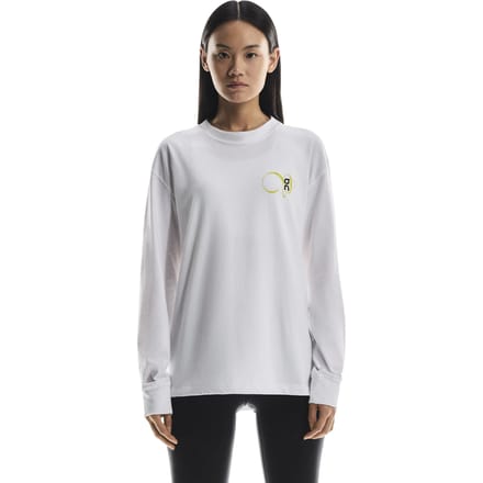 On Club Lg-t Graphic 1 White Maat: M | Longsleeves Outlet | Dames | Wit