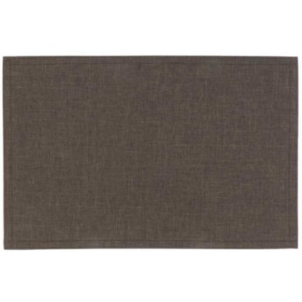Unique Living | Placemat Dario | Rechthoekig | Polyester | Donkerbruin | 45x30cm