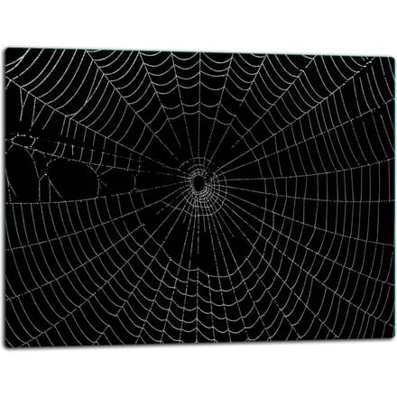 TMK ArtDeko - Snijplank - 52x40cm - Zwart - Glas