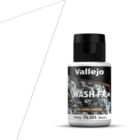 Vallejo Hobbyverf - 76501 Model Wash - Wit - 35ml Verf flesje