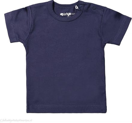 Dirkje-Boys Basic T Shirt k.m.- Navy