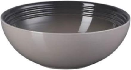 Le Creuset aardewerken serveerschaal | 24 cm | 2,2 l | Vuursteengrijs