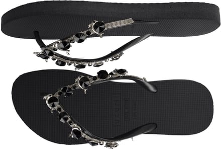 Uzurii | Teenslippers | Dames | Zwart | Maat 37/38