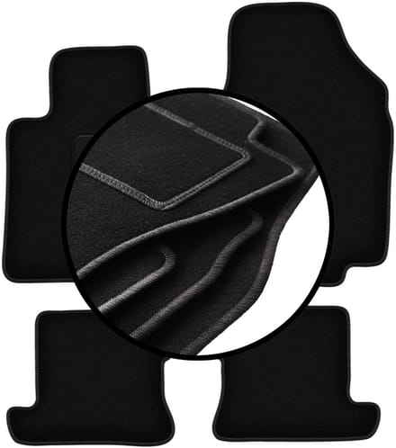 Complete set veloursmatten voor: Nissan Micra K12 CC cabrio (2003-2010)