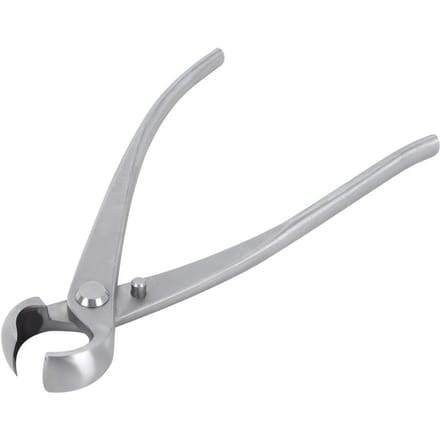 180mm Roestvrijstalen Knopknipper Bolle Schaar Landschapsmodellering Tuin Bonsai Gereedschap gray