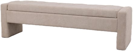 PTMD - Bankje Sidney - Beige - 160x41x45cm